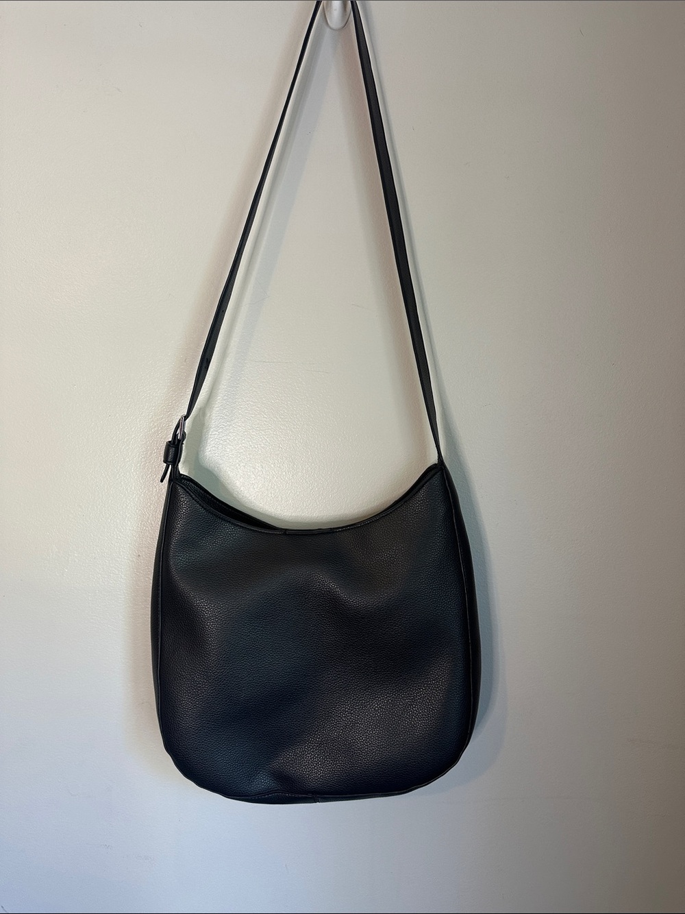 Vera Bradley Faux Leather Black Shoulder Bag